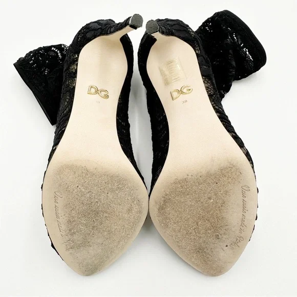 Dolce & Gabbana Lace Ankle Stretch Booties - Picture 10 of 15